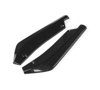 JZWJNFYY 2 Pièces Voiture Pare-Chocs Arrière Diffuseur à Lèvres pour DS7 DS 7 Crossback 2018 2020 2021 2022 2023 2024, Accessoires Voiture, Protection Anti-Rayures Aileron Voiture,Carbon Fiber Look