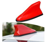 JZWJNFYY Antenne Voiture Requin pour MG ZS 2017-2023 Aileron de Requin Antenne Radio Voiture FM/AM Base Étanche Accessoire,Red