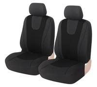 JZWJNFYY Housse de Siege Voiture pour VW Polo 6 (VI) 2017-2024 Housse de Protection-Douces,Confortables, Respirantes Ensemble de Housses Siège Avant et Arrière,2 Front Seats Black