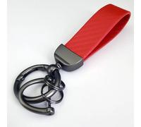 JZWJNFYY Porte Clés De Voiture Clé De Voiture Anneau, pour Jaguar E-Pace 2018-2023 Porte-clés de Voiture Accessoires Porte-clés de Voiture Porte-clés Porte-clés,D Red
