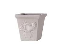 JZYANXBX Pot de Fleurs d'intérieur en Terre Cuite à Motif Cactus, Mini Pot de Fleurs for la Maison, Le Bureau, Le Jardin ou la décoration de Balcon.