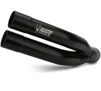 MIVV Échappement Double Gun Noir pour Kawasaki Z900 (2017-2019)