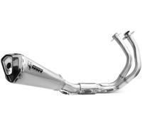 Mivv Delta Race 2x1 Kawasaki Ninja 650/z650 24-26 Homologated Full Line System Argenté Homologated
