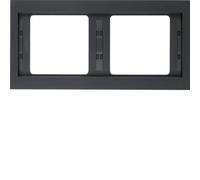 berker Berker Cadre K.1 2 fois horizontal anthracite 13637006 Quantité:1