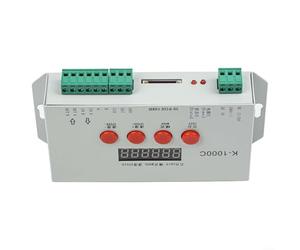 K-1000C Contrôleur de bande LED programmable compatible avec ws2812b WS2811 APA102C, prend en charge 2048 pixels en cascade, fonctionne avec le logiciel LEDEDIT pour projets d'éclairage à faire