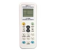 K-1028E Télécommande universelle A/C compatible avec 1000 marques de climatiseurs pour climatiseurs Sanyo/Fujitsu/Toshiba/Samsung - Livré avec instructions d'utilisation (français non garanti)