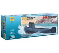K-19 Sous-Marin Nucléaire Soviétique 1:350 Kit De Modèle En Plastique ZVEZDA
