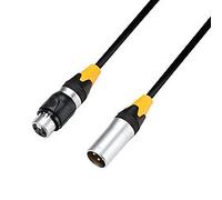 Adam Hall K 4 DMF 0500 IP 65 & AES/EBU Câble - DMX 3 broches XLR (M) sur x