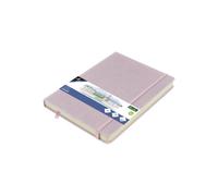 Kangaro Carnet de croquis A5 violet – Couverture rigide polyuréthane 80 feuilles 140 g papier crème