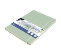 Cahier de croquis, couverture PU rigide, A4, menthe