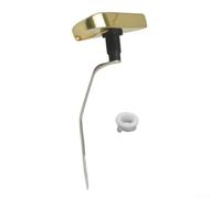 K-87115-cp Poignée de toilette latérale remplaçant K-87115-cp Levier de déclenchement gauche pour réservoirs Toto Mécanisme de chasse en alliage de zinc Montage simple DIY 20 cm (K-87115-Or)