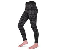 K-Bell Imprimé aztèque Doublure Polaire Legging, Multicolore, 27.94 x 16.51 x 2.54 cm