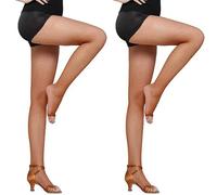 K BKVAVA Lot de 2 paires de collants à mailles de danse pour femmes, Taille unique