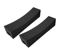 K Blocs de Mousse EVA Une Paire de Barres de Toit de Voiture Ovales Souples EVA Portables pour l'extérieur pour Planche de Surfk Stand Up Paddle Dachtr盲Ger Polster Noir