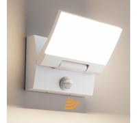 K-Bright 30W Apliques LED Exterior con Sensor de Movimiento Blanc