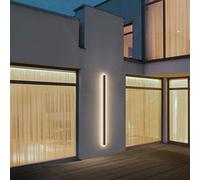 K-Bright Applique Murale Extérieure 45W Longue, Villa Imperméable IP65 Pour Jardins, Terrasses, Chambres, Intérieur De Salon (Gris Foncé, 150CM)