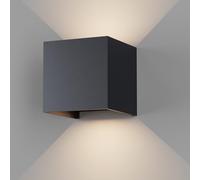 K-Bright Applique Murale Interieur/Exterieur 12W Avec Angle de Faisceau Réglable Appliques Murales LED 4000K Blanc Naturel, Etanche IP65 Applique Anthracite