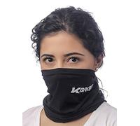 K-BRIGHT Foulard multifonction unisexe en coton bio pour homme et femme, Noir/blanc., taille unique