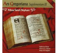 Ars Gregoriana – Supplementum III – CD – Harmonia Mundi