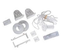 K de Home Madrid + Denia. 01. SB Supports de Serrage et Accessoires Kit de Montage pour Wohn-Guide Klemmfix Store Double, Plastique, 6,5 x 1,5 x 3,5 cm, Blanc