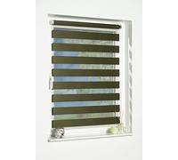 'K de Home Wohn-Guide Klemmfix Store Double Andorre sans perçage, Tissu, Vert, 70 x 200 (B x L)