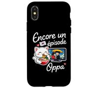 K-Drama Encore Un Épisode Chat Ramen Séries Coréennes Kdrama Coque pour iPhone X/XS