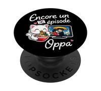 K-Drama Encore Un Épisode Chat Ramen Séries Coréennes Kdrama PopSockets PopGrip Adhésif