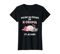 K-Drama Encore Un Episode Et Je Dors Axolotl Kawaii T-Shirt