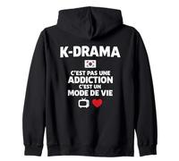 K-Drama Mode de Vie - Fan de Série Coréenne Assumée Sweat à Capuche