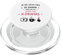 K-Drama Pas De Drama dans Ma Vie KDrama Série Coréenne PopSockets PopGrip pour MagSafe