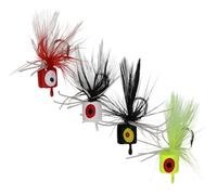 K&E STOPPER LURES Lot de 4 boutons pression à pattes - Tailles assorties - Couleurs assorties