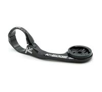 K-Edge Support guidon Garmin Max XL – 35 mm – Argenté Black Anodize