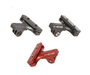 K-Edge GO BIG Fixation Rails de Selle Pro pour caméra GoPro et appareil photo Rouge