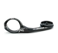 K-Edge Support guidon Garmin Max XL – 35 mm – Argenté Black Anodize