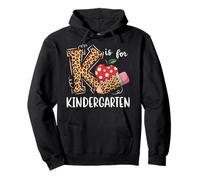 K est pour Leopard Rack to School Kinder, Professeur de Maternelle Sweat à Capuche