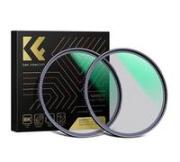 K&F 1913 Lot de filtres à brumisation Noir 77 mm 1/4 + 1/8