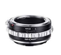 K&F Concept Bague d'adaptation Nikon F (type G) pour monture Leica L