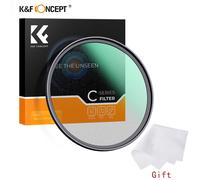 K & F Concept 1/4 & 1/8-Analyste de filtres de diffusion de brume noire,ensemble de filtres d'objectif d'appareil photo reflex numérique multicouches,49mm,52mm,58mm,67mm, - Type [C-Series 1-8]-52mm