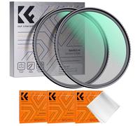 K & F Concept 1/4 & 1/8-Analyste de filtres de diffusion de brume noire,ensemble de filtres d'objectif d'appareil photo reflex numérique multicouches,49mm,52mm,58mm - Type K-Series 1-8 1-4 Set-49mm