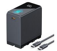 K&F CONCEPT 10500 mAh NP-F970 Batterie Charge Rapide PD 45 W Compatible avec FX30/A7 IV/A7S III et R5/R6 et Z8, et Adaptée à Alimentation des Lumières LED et des Moniteurs