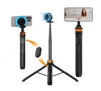 K&F Concept – Trépied magnétique MS19 162 cm pour téléphone, télécommande amovible