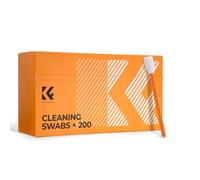 K&F Concept 200 Bâtonnets de Nettoyage pour Interstices pour Appareils Photo, Électroniques, Lentilles, Surfaces Délicates, Zones Difficiles à Atteindre - Mousse PU Haute Densité, Boîte d'emballage
