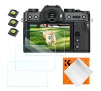 K&F CONCEPT 3 Film de Protection Écran et 3 Protège Griffe avec Niveau à Bulle et Chiffon Compatible avec Fujifilm X-T30/X-T30 II