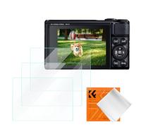 K&F CONCEPT 3 PCS Film de Protection Écran et 3 PCS Protège Griffe avec Niveau à Bulle et Chiffon et Sticker Compatible avec Canon SX740