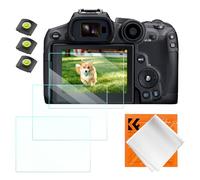 K&F CONCEPT 3 PCS Film de Protection Écran et 3 PCS Protège Griffe avec Niveau à Bulle et Chiffon Compatible avec Canon EOS R6 II/R6/R7