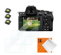 K&F CONCEPT 3 PCS Film de Protection Écran et 3 PCS Protège Griffe avec Niveau à Bulle et Chiffon et Sticker Compatible avec Nikon Z50 II/Z5/ZF/Z6 III/Z6/Z7/Z6 II/Z7 II