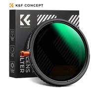 K & F Concept 3in1 ND2-32 + CPL + Diffusion noire 1/4 filtre à brume noire Polarisé Variable multifonction 37/49/52/58/67/72/77/82mm ND2-32 CPL 1-4