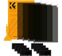 K&F CONCEPT 4 Pièces Filtre Polarisant, 300 x 200 x 0,2 mm, Feuille linéaire 90 Degré, Film Protection Auto-adhésif avec Raclette et 8 Sachets de Lingettes