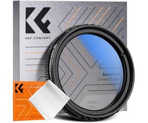 K&F CONCEPT 40mm Filtre Polarisant CPL Compatible avec Dashcam Vantrue | pour E1/E2/E3/E1 Lite/S1 Pro/N4 Pro/N5,FP720