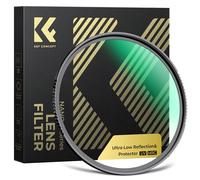 K&F Concept 43mm Filtre UV Protection d'ultra-Faible Réflexion et Dur Verre Trempé 9H Nano revêtement Étanche pour Objectif Appareil Photo
